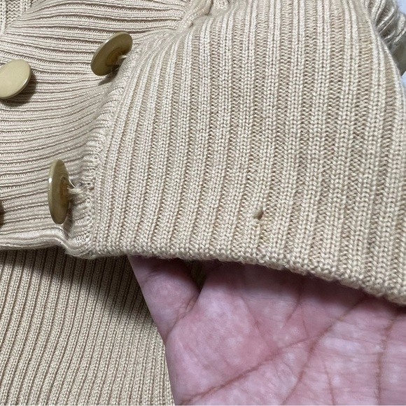 🦄rare Vintage ESCADA Cable Knit Wool Cardigan Sweater - Picture 7 of 12